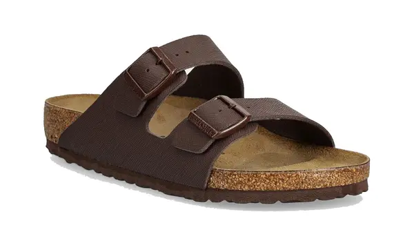 Birkenstock Sandali - Birkenstock Arizona BF Saffiano Roast ozki rjavi