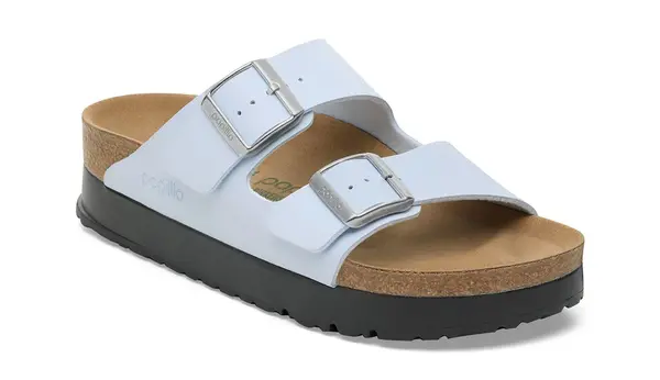 Birkenstock Sandali s platformo Birkenstock Arizona PAP Flex modre barve