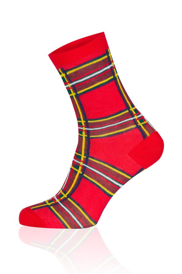 Italian Fashion SANTA Long Socks - Red/Colorful