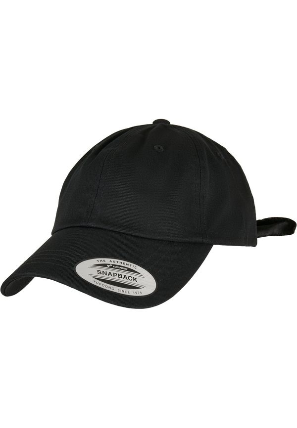 Flexfit Satin Bow Dad Cap Black