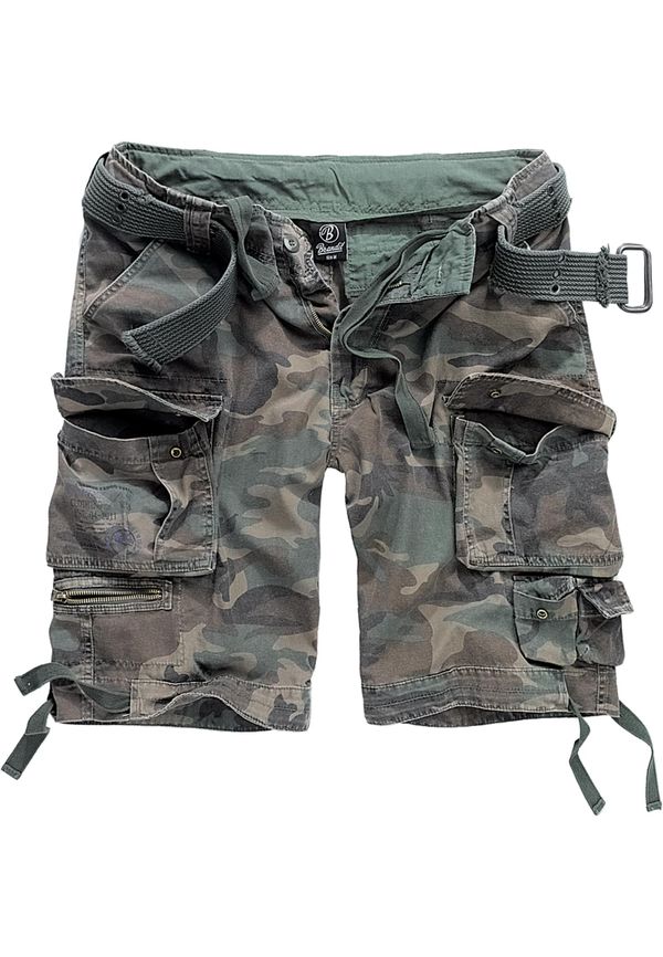 Brandit Savage Vintage Cargo Shorts Olive Camo