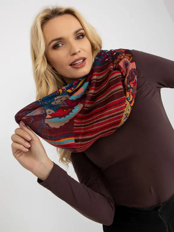 Factory Price Scarf-AT-KM-ENEC-A9.91-burgundy