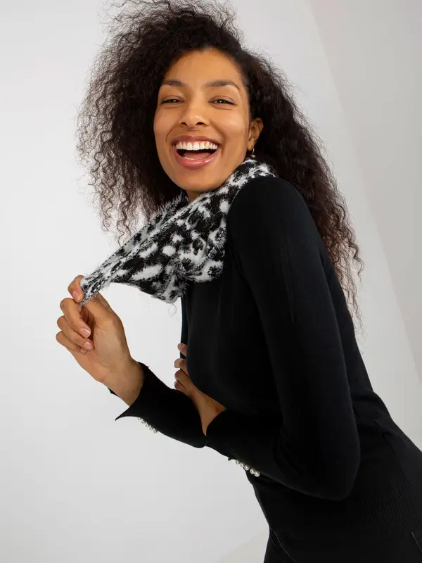 Factory Price Scarf-AT-KM-ENEC-B63.33P-white-black