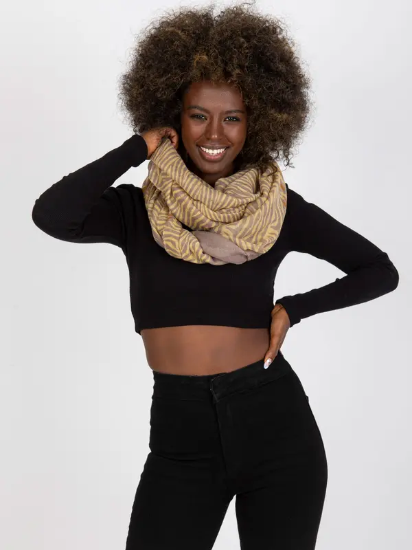 Factory Price Scarf-AT-KM-S-6221-dark beige