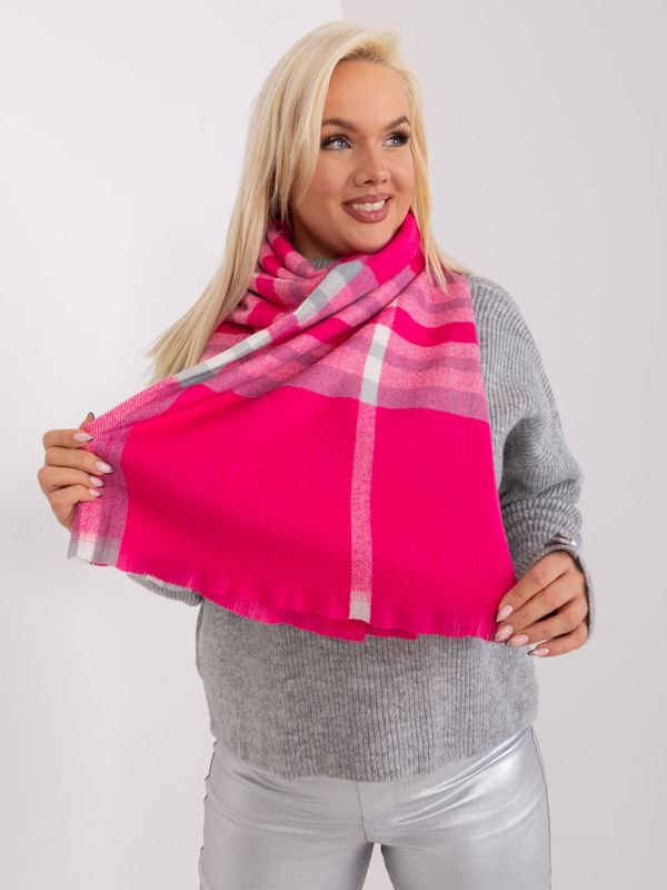Wool Fashion Italia Scarf-AT-SZ-23125-1.26-grey-pink