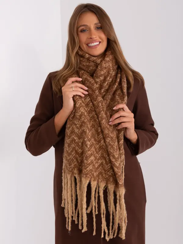 Wool Fashion Italia Scarf-AT-SZ-23125.75-camel