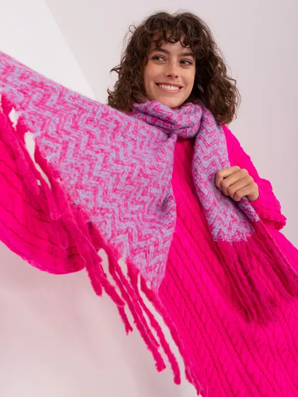 Wool Fashion Italia Scarf-AT-SZ-23125.75-pink