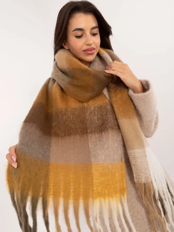 Wool Fashion Italia Scarf-AT-SZ-2312501.62-brown