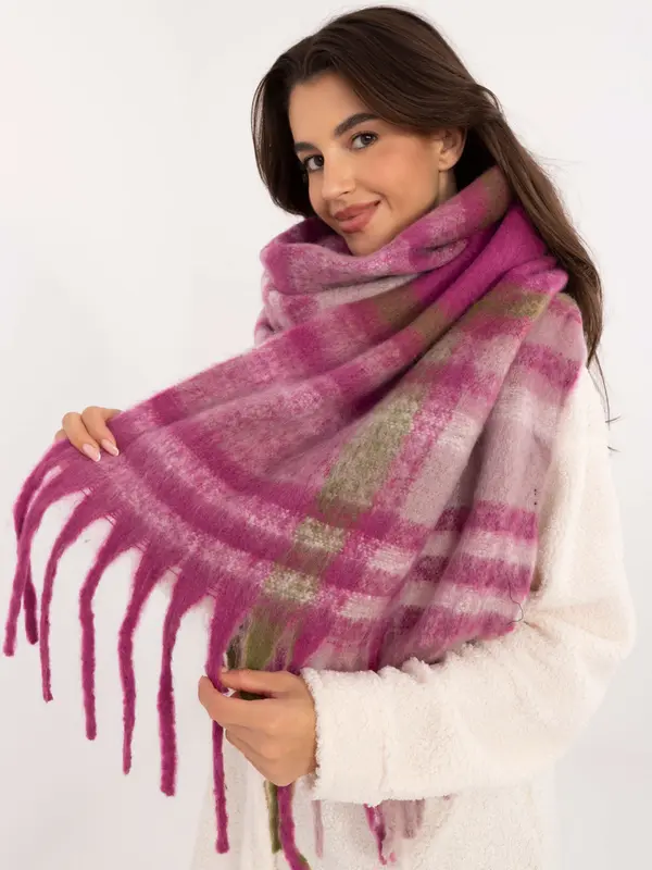 Wool Fashion Italia Scarf-AT-SZ-231301.21-light purple