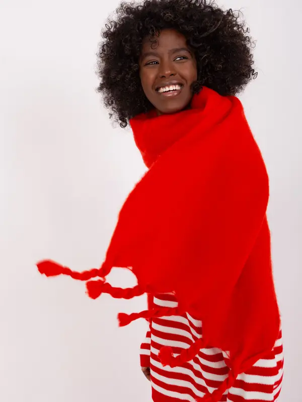 Wool Fashion Italia Scarf-AT-SZ-2313502.47P-red