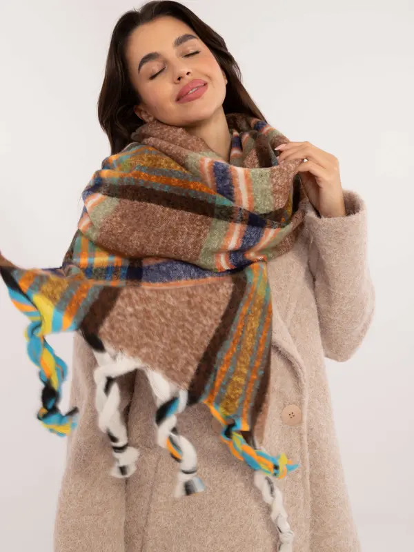 Wool Fashion Italia Scarf-AT-SZ-231501.03X-brown