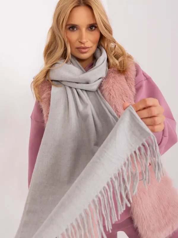 Wool Fashion Italia Scarf-AT-SZ-23185.73P-grey