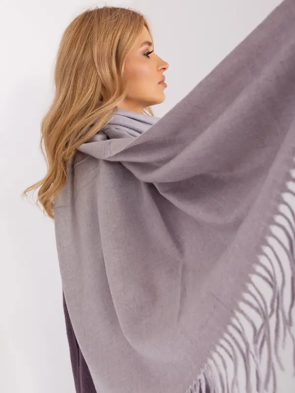 Wool Fashion Italia Scarf-AT-SZ-23185.73P-light purple