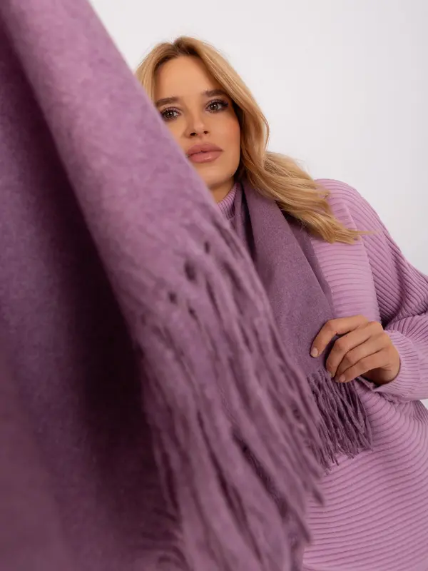 Wool Fashion Italia Scarf-AT-SZ-23185.93P-purple