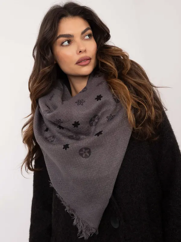 Factory Price Scarf-AT-SZ-23504.93P-dark gray