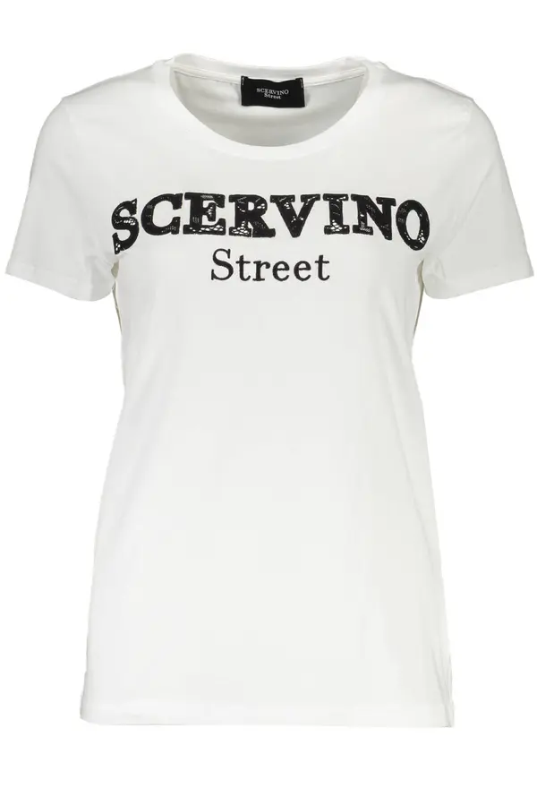 SCERVINO STREET Scervino Street bela majica s kratkimi rokavi