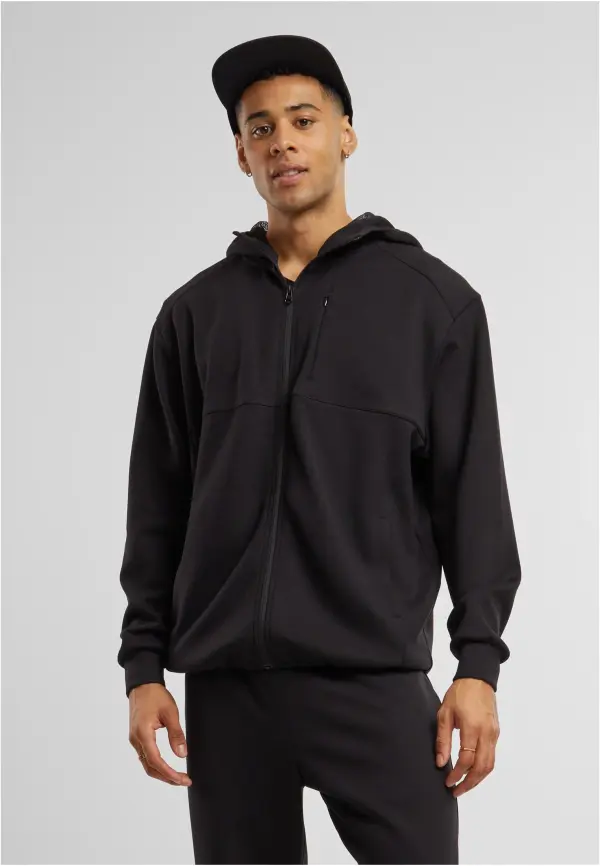 Urban Classics Scuba Zip Pocket Hoody black