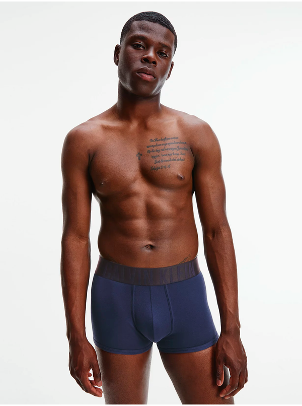 Calvin Klein Sda of two boxers in dark blue and coral Calvin Klein Unde - Men