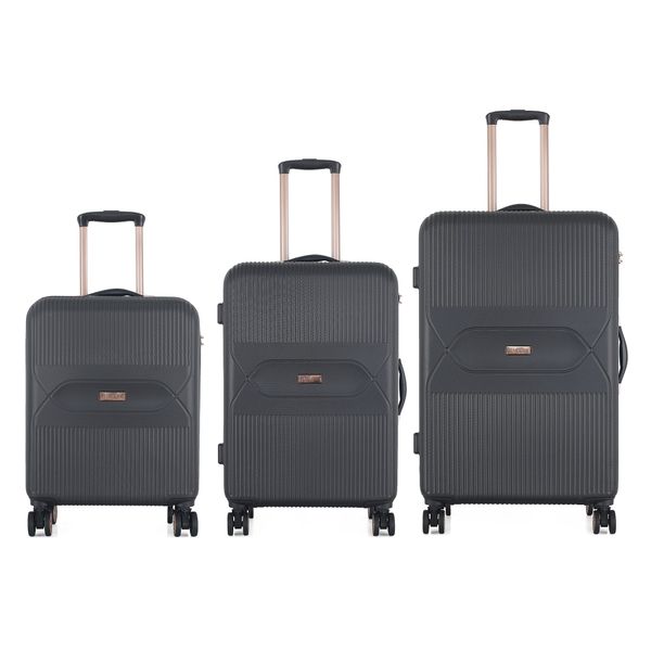 Semiline Semiline Unisex's 3-in-1 ABS Suitcases Set T5787-0