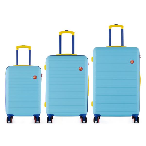 Semiline Semiline Unisex's 3-in-1 ABS Suitcases Set T5844-0