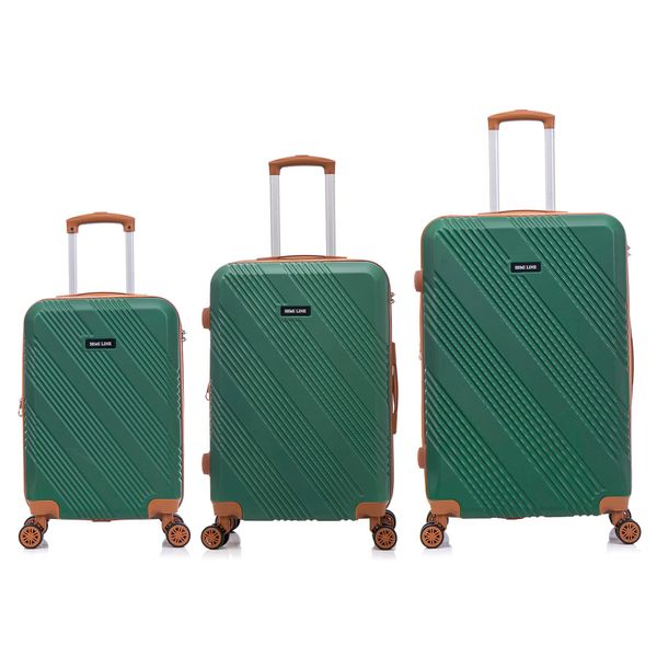 Semiline Semiline Unisex's 3-in-1 ABS Suitcases Set T5852-0