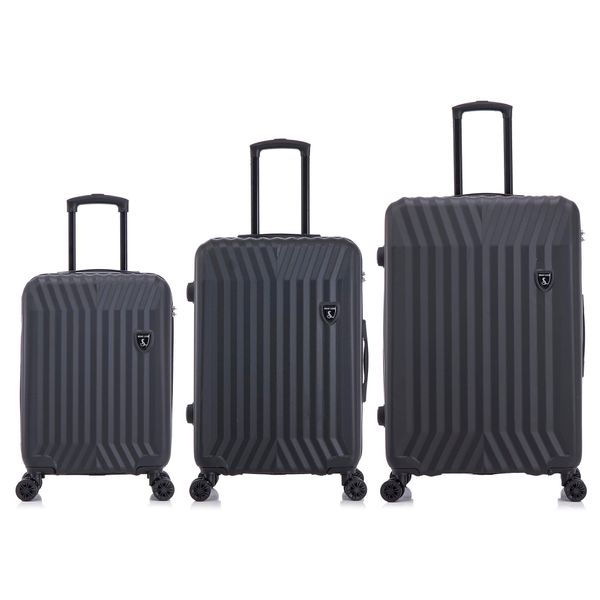 Semiline Semiline Unisex's 3-in-1 ABS Suitcases Set T5854-0