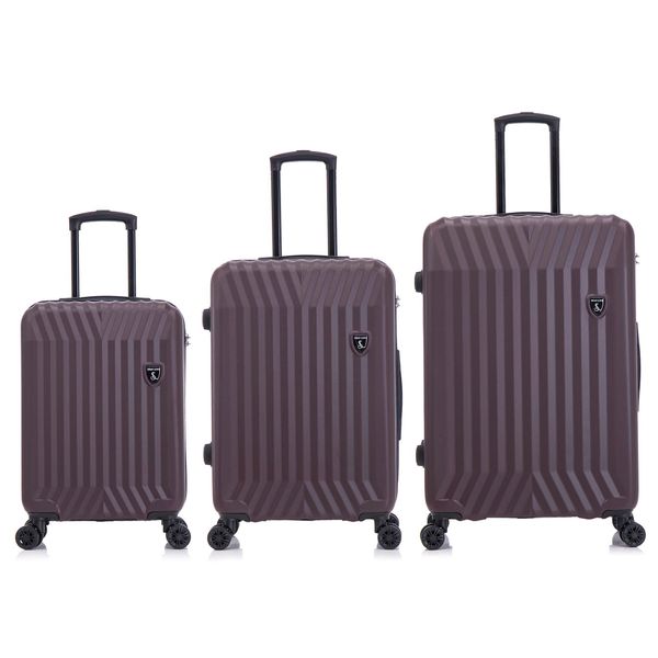 Semiline Semiline Unisex's 3-in-1 ABS Suitcases Set T5856-0