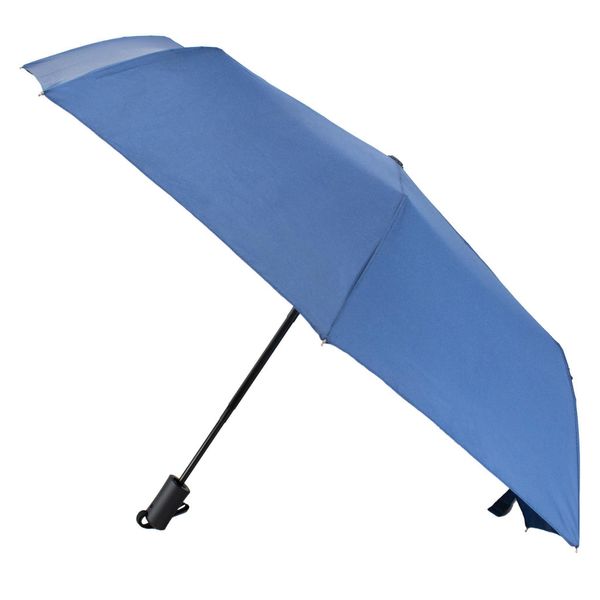 Semiline Semiline Unisex's Short Automatic Umbrella L2064-1 Navy Blue