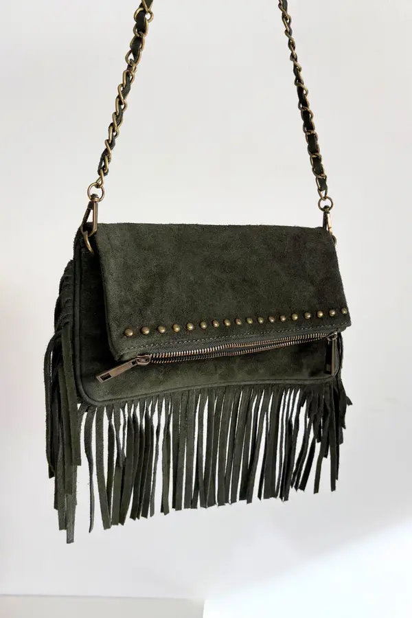 Boto Semiš torbica z verižico in resicami