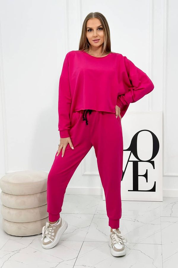 Kesi Set 2 Piece Sweatshirt + Fuchsia Trousers