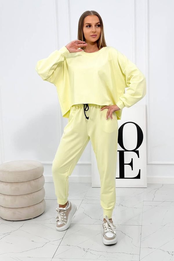 Kesi Set 2 Piece Sweatshirt + Trousers Yellow