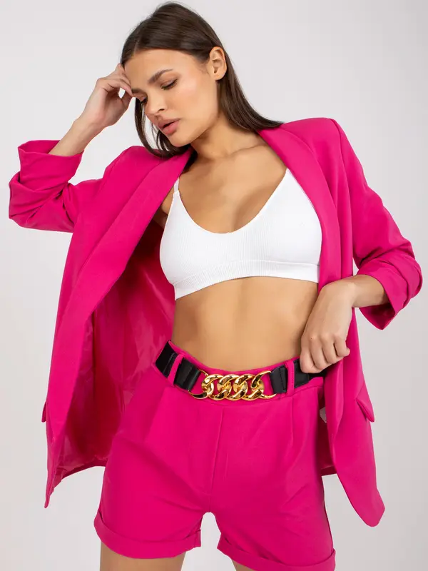 Italy Moda Set-DHJ-KMPL-7684-1.06-fuchsia
