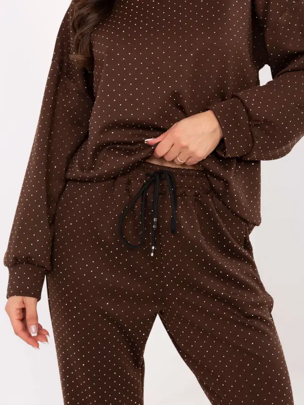 RUE PARIS Set-IT-KMPL-21718.27P-brown