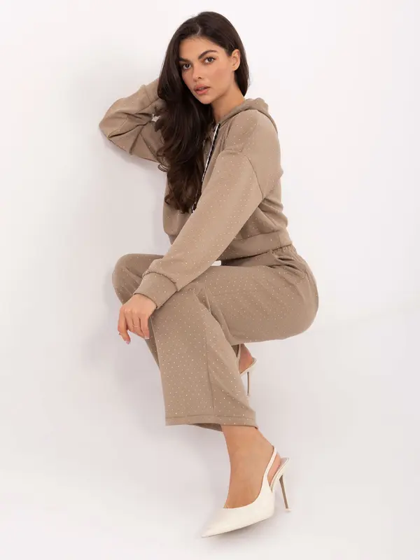 RUE PARIS Set-IT-KMPL-21719.86-dark beige