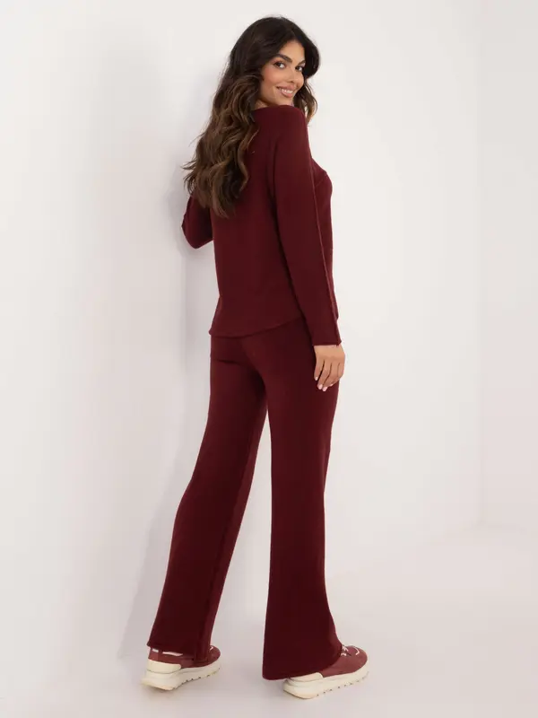 Italy Moda Set-IT-KMPL-2219.51-burgundy