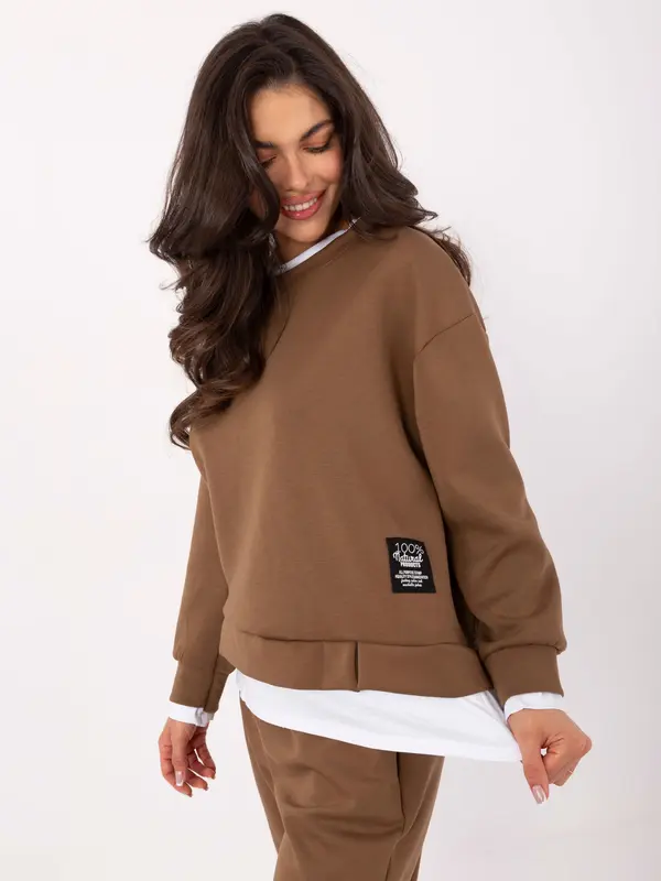 RUE PARIS Set-IT-KMPL-9237.76-camel