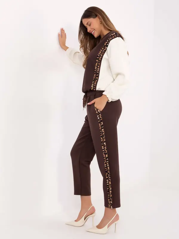 Italy Moda Set-IT-KMPL-9838.27-brown