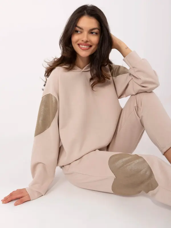 Italy Moda Set-MI-KMPL-M6156.98-dark beige