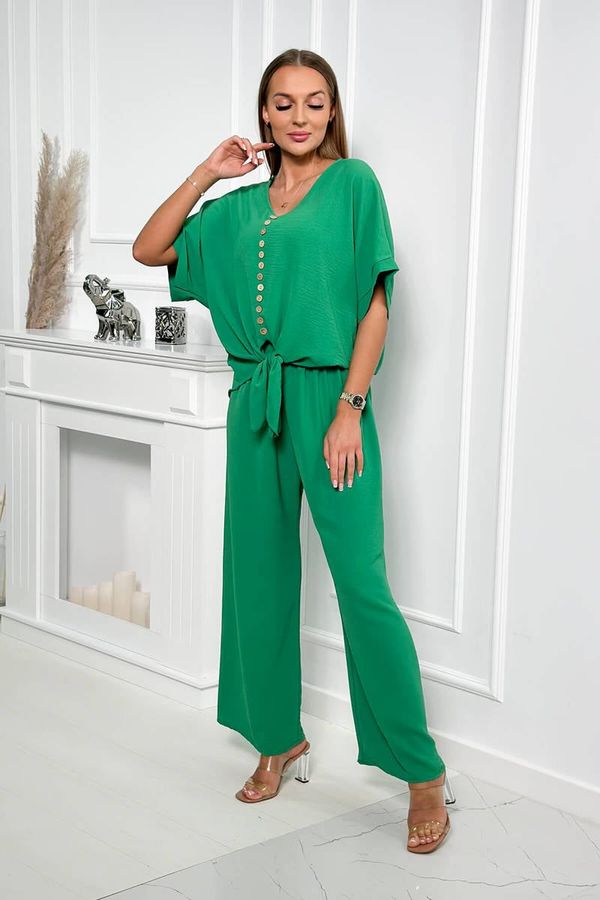 Kesi Set of blouses with trousers green