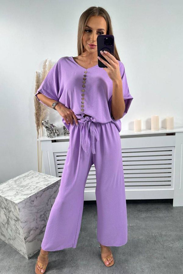 Kesi Set of blouses with trousers light purple