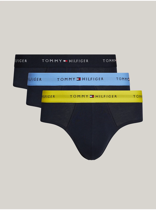 Tommy Hilfiger Set of three men's briefs in dark blue color Tommy Hilfiger Underwe - Men's