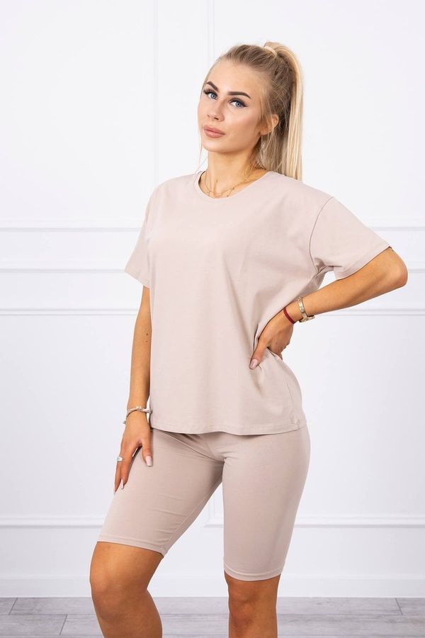 Kesi Set of top+leggings beige