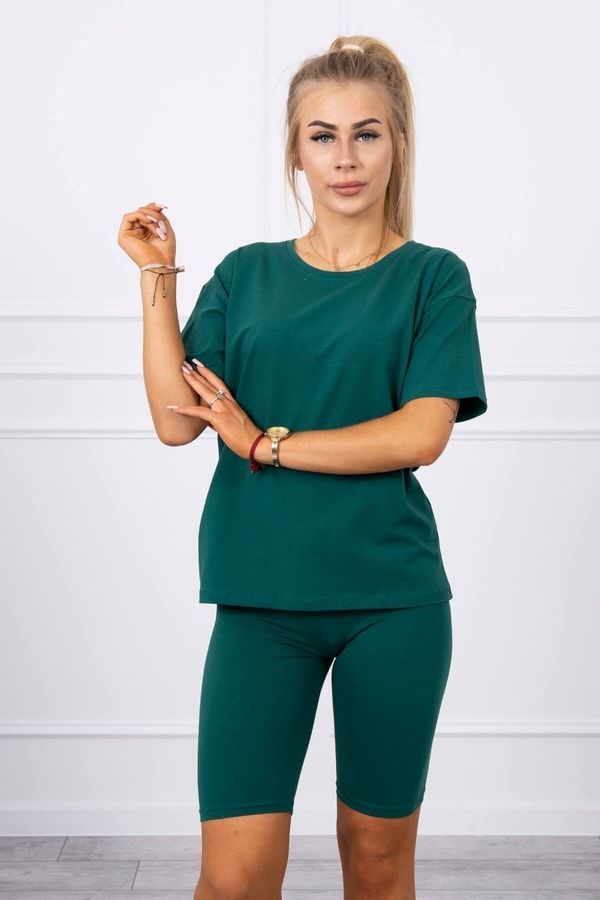 Kesi Set of top+leggings dark green