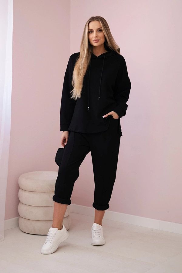 Kesi Set Punto Milano winter hoodie + pants black