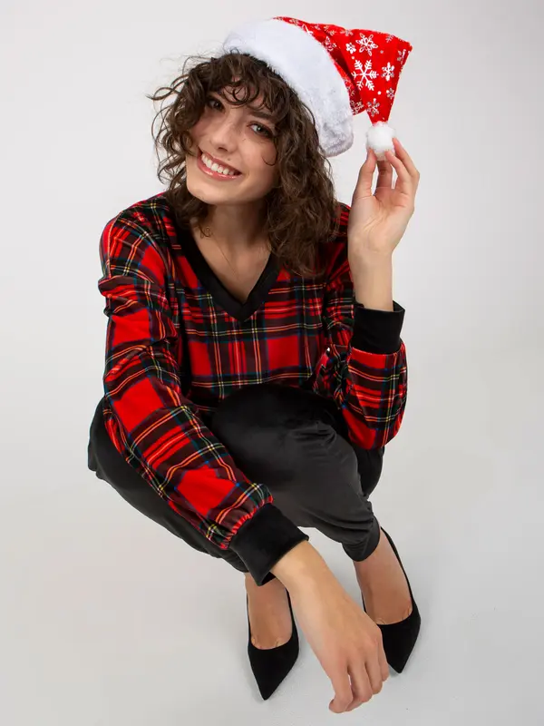 RUE PARIS Set-RP-KMPL-8190-6.26X-black-red