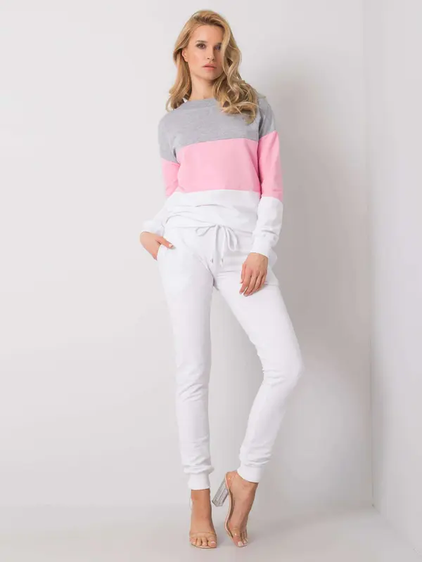 RUE PARIS Set-RV-KMPL-5971.05-grey-pink