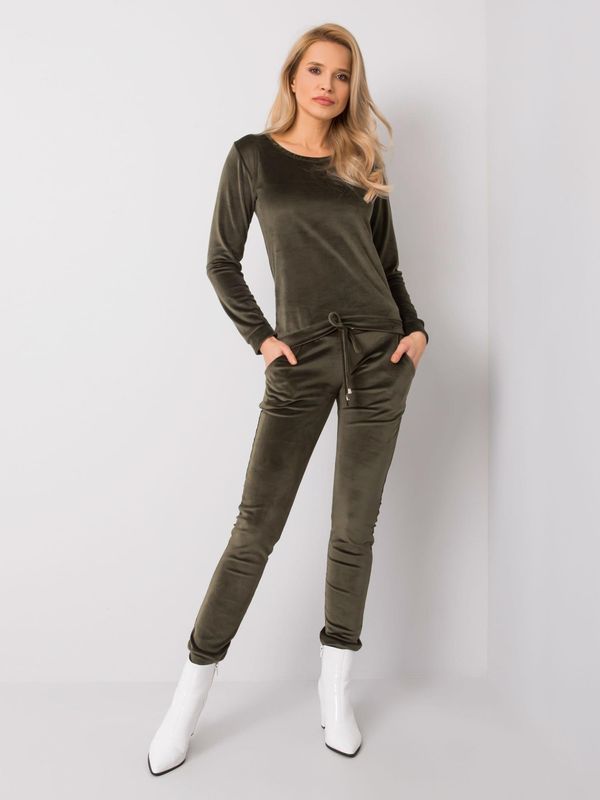 RUE PARIS Set-RV-KMPL-6083.05-khaki