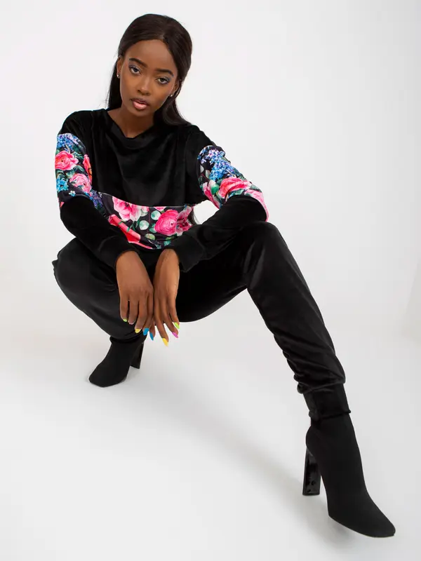 RUE PARIS Set-RV-KMPL-8172.44P-black