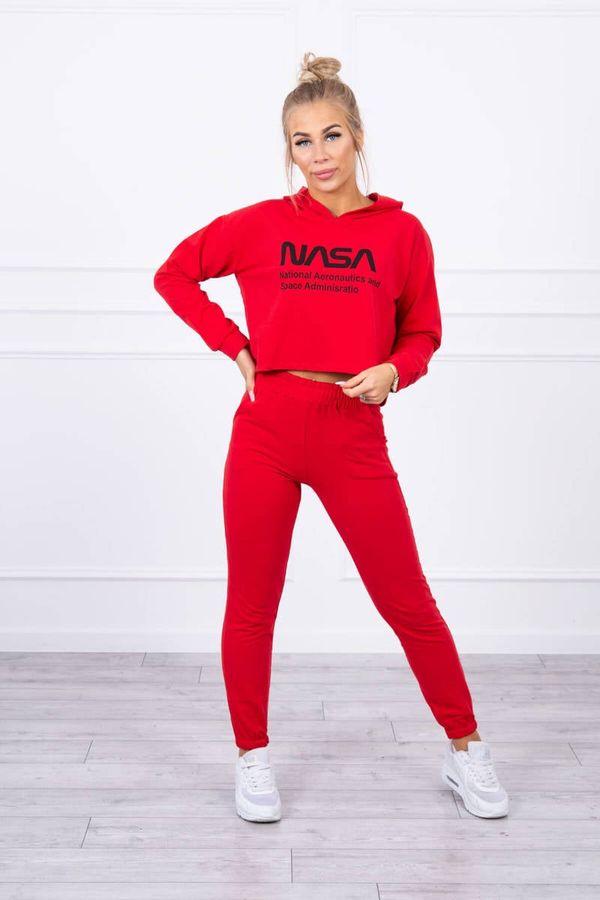 marka niezdefiniowana Set with red print