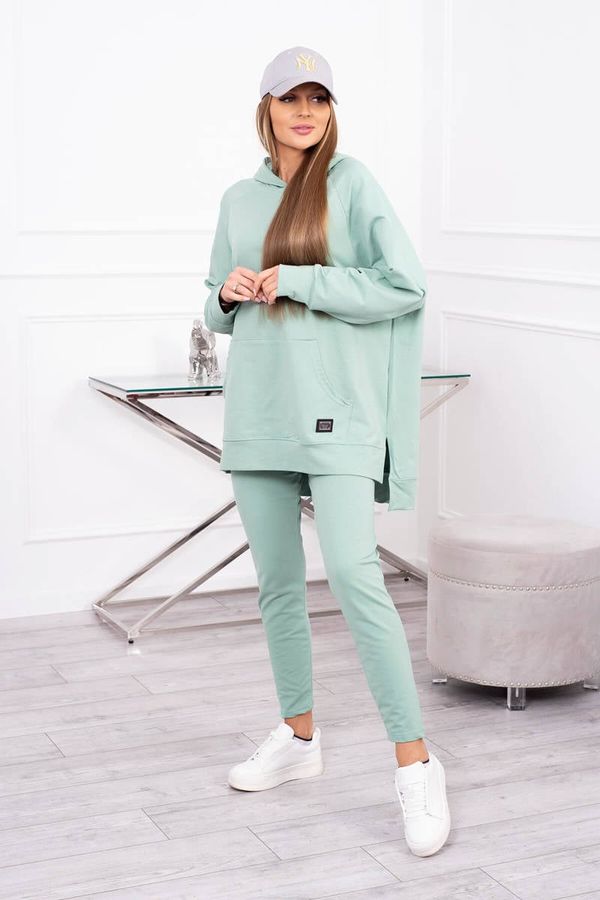 Kesi Set with sweatshirt dark mint